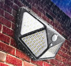 Светильник на солнечной батарее. Датчик движения. Водонепроницаемый.