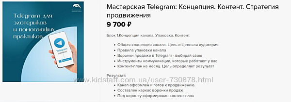 Евгения Балтаг Мастерская Telegram Концепция. Контент. 2024