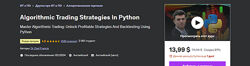 Dr Ziad Francis Алгоритмические торговые стратегии на Python 
