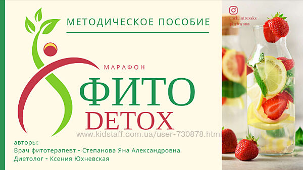 Яна Степанова phytoyana Методичка Фито-детокс 2024