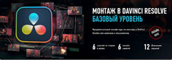 Дмитрий Ларионов Монтаж в Davinci Resolve 18. Базовый уровень 2024