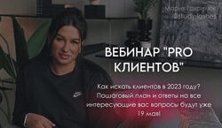 Мария Гаврилюк Вебинар Pro клиентов 2023