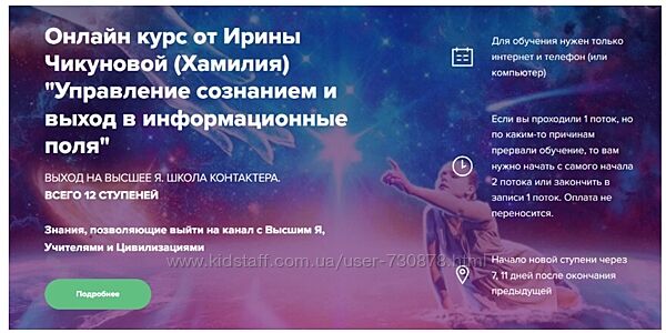Ирина Чикунова Выход на высшие Я. Хамилия. 1 Ступень 