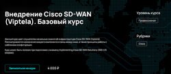 Алексей Гусев Внедрение Cisco SD-WAN Viptela . Базовый курс NFE 2024