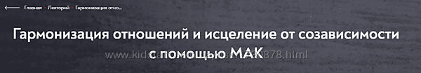 Зингман Гармонизация отношений и исцеление от созависимости с помощью мак 