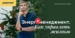 Максим Виноградов Edston Энергоменеджмент. Как управлять жизнью 2024