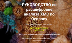 Катерина Форма Руководство по расшифровке анализа ХМС по Осипову 2020
