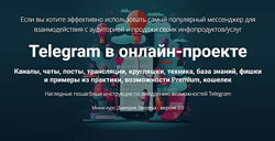 Дмитрий Зверев Telegram в онлайн-проекте 2.0 2025