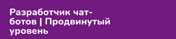Step Up Разработчик чат ботов. Продвинутый уровень 2024
