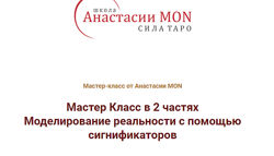 Анастасия MON Моделирование реальности с помощью сигнификаторов
