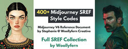 Woollyfern Creative Коллекция 400 стилей Midjourney 2025