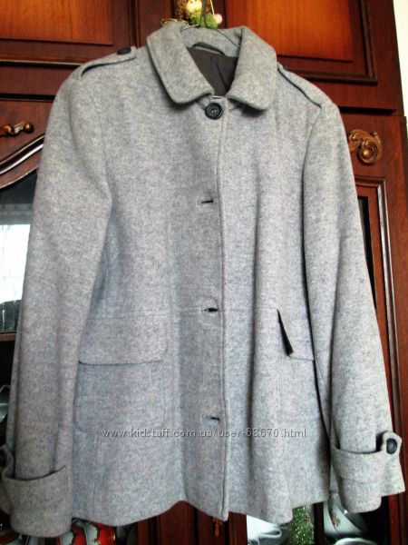 Пальто демисезонное шерсть, размер 48-50