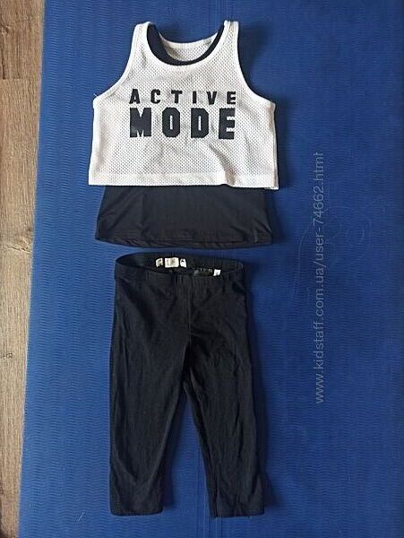 Спортивный комплект h&m для девочки 3-5 лет