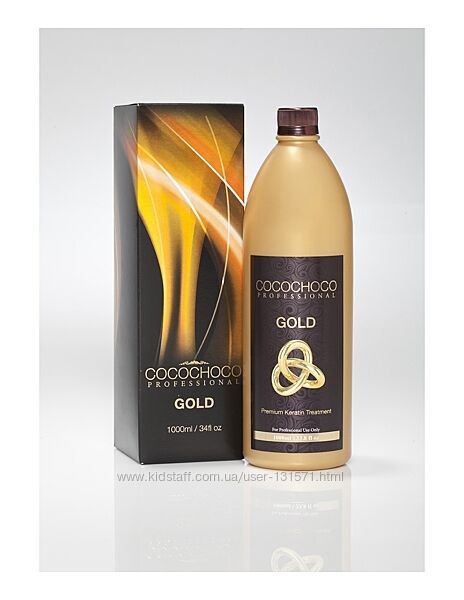 Кератин для выпрямления волос Cocochoco Gold 500мл в литровой заводской 