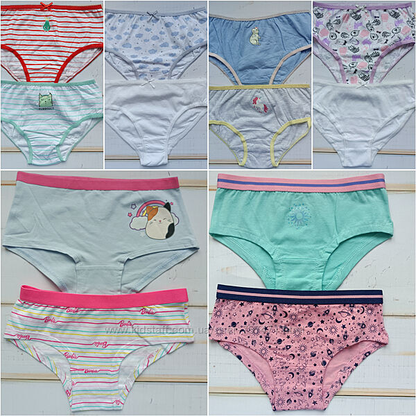 Трусы Primark, Tu, George для девочки 6-7 лет.