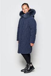 Куртка зимняя Дебра для девочки 152 см синий. с
