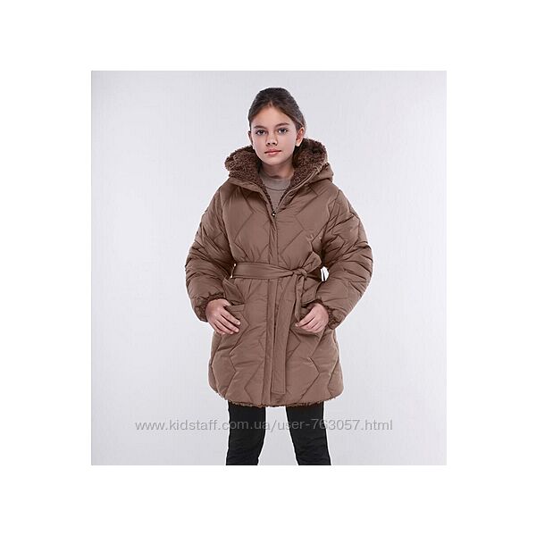 Пальто зимнее Амелия для девочки 128-158см
