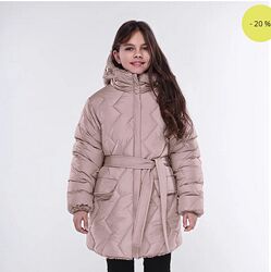 Пальто зимнее Амелия для девочки 128,158см