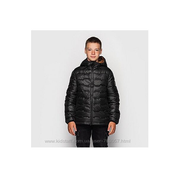 Куртка демисезонная для мальчика,  черный цвет 158см