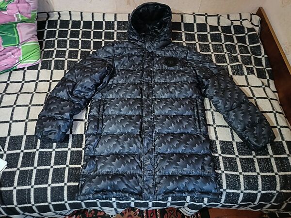 Пуховик Adidas Manchester United Long Down Jacket