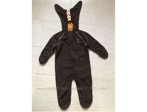 Шикарный, теплый флисовый комбинезон Hummel. Германия. 98