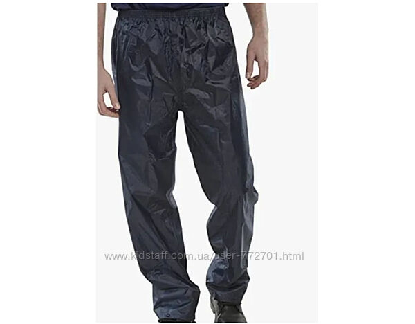 Унисекс. Плотные, нейлоновые водонепроницаемые брюки штаны дождь Gelert. S