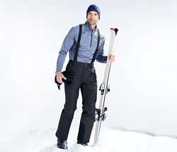 Крутые, теплые лыжные штаны брюки, полукомбинезон, ТСМ Tchibo. L