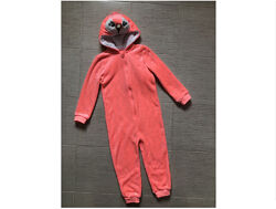 Тепленький комбинезон, кигуруми, пижама фламинго, от Primark. 122