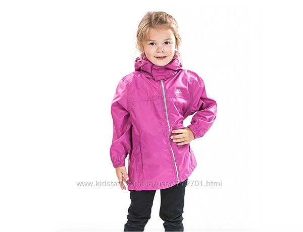 Дождевик, куртка ветровка Trespass Kids Packaway Waterproof Jacket. 134-140
