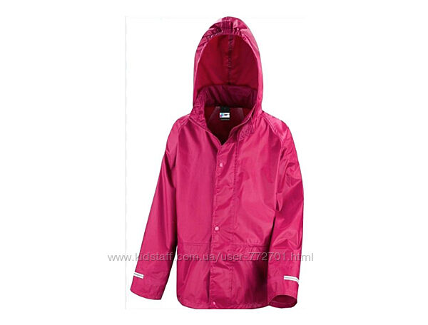 Качественный плотный дождевик, куртка ветровка, Kids Waterproof Jacket. 