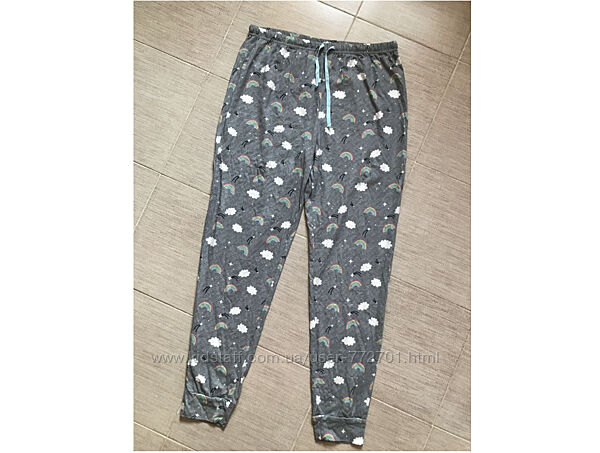 Хлопковые, пижамные штаны джоггеры, для дома и отдыха Believe. 42, 44 евро
