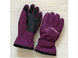 Зимние лыжные перчатки, краги, немецкого бренда Ziener. 5-7 лет
