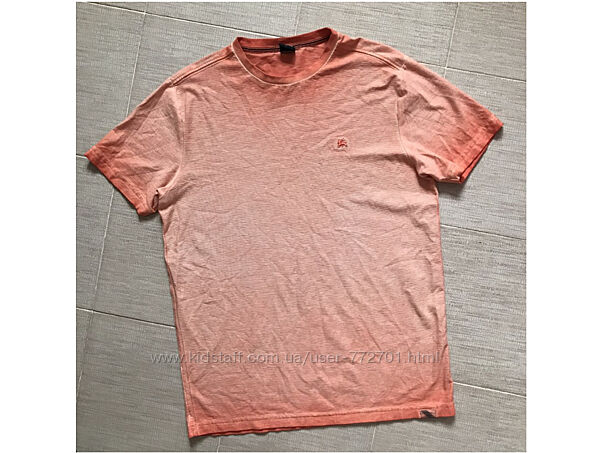 Стильная футболка с полосатой структурой - нежный персик от Lerros. L