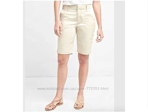 Модные стрейч шорты бермуды Gap for GOOD bermuda shorts. М