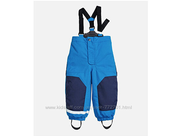 Теплый зимний полукомбинезон, штаны лыжные H&M. 116