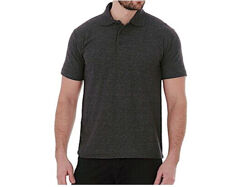 Классическая футболка поло, темный серый, Uneek polo shirts. M