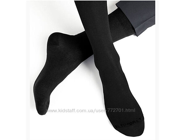 1 пара. Носки, хлопок, Leblond black socks pur coton. Франция. 45/47