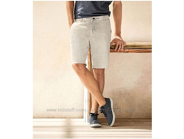 Летние шорты бермуды, лен, от Livergy. L - 52 евро