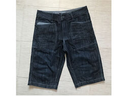 Крутые джинсовые шорты бермуды, от George. W32