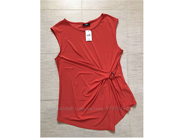 Шикарная летняя блузка, британского бренда Wallis. 44 евро