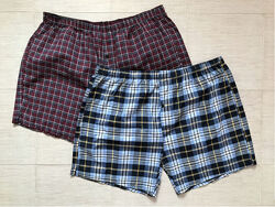 Батал. 2 шт. комплект. Трусы шорты, семейные Woven Boxer Shorts. 2XL