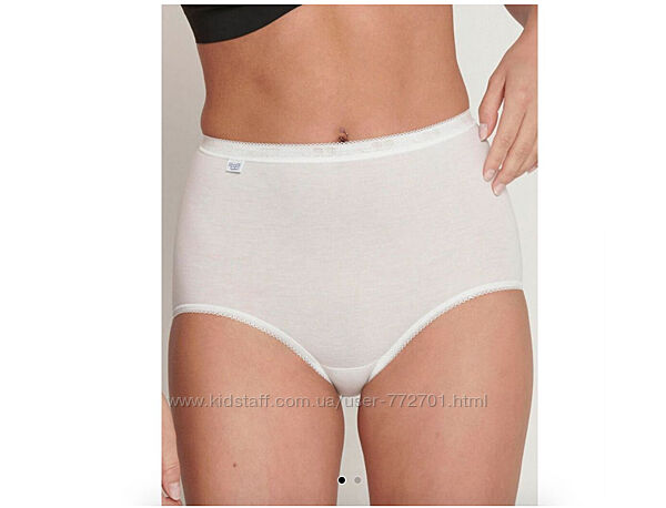 2 шт. комплект. Трусики, хлопок стрейч, высокая посадка, Sloggi. L