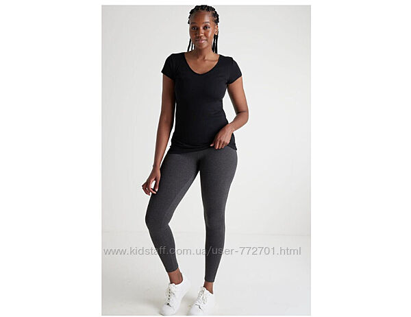 Стрейч леггинсы лосины, высокая посадка, от Dunelm. S