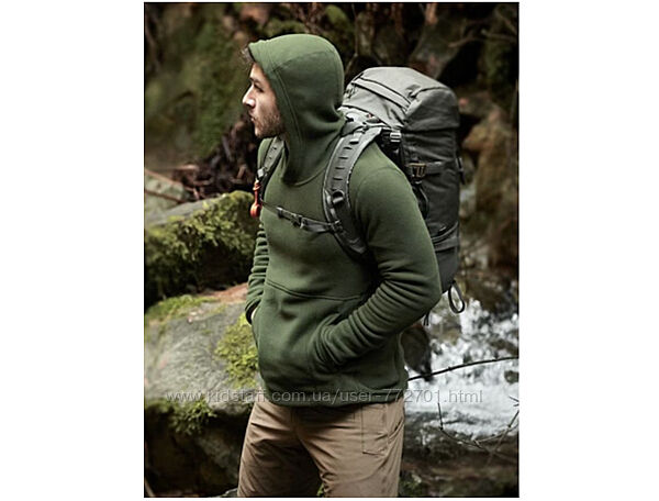 Теплая флисовая кофта толстовка, худи с капюшоном, Easy Polar Outdoor. XL