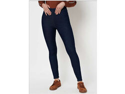 Крутые стрейч джинсы джеггинсы с широким поясом, от Canda Premium. 38 евро