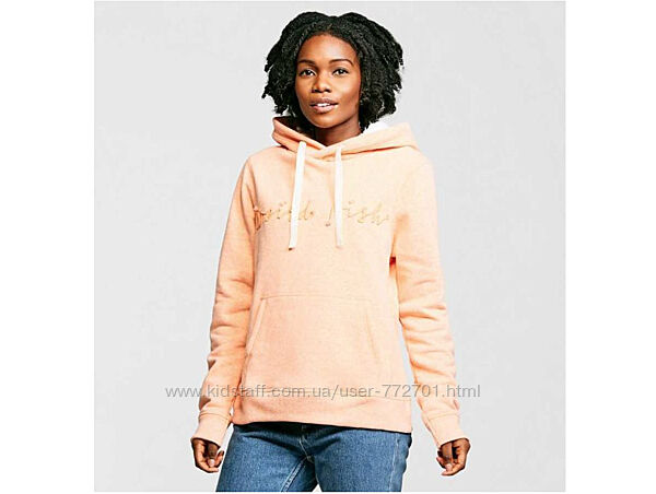 Теплая кофта толстовка с начесом, капюшон на меху, Weird Fish Bodhi. 36 евр