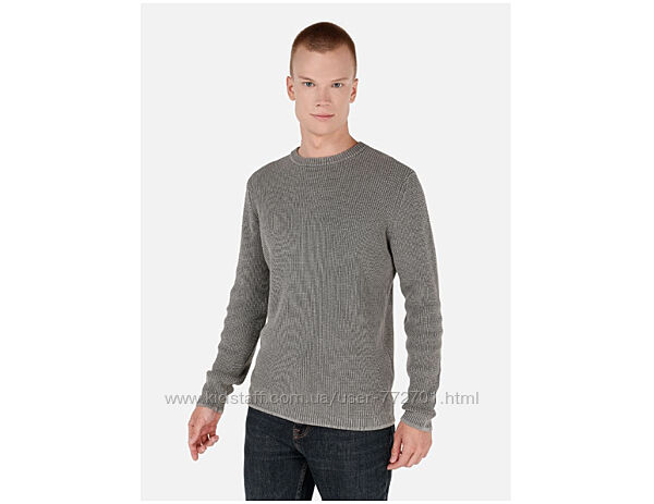 Стильный, качественный реглан вафелька Topman Longline Fit. L/XL