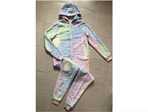 Теплый, плюшевый комбинезон, кигуруми, пижама, британского бренда, Matalan.