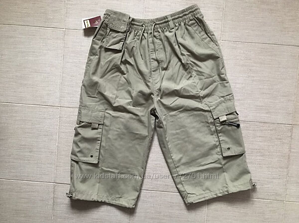 Шорты карго, джоггеры, бермуды c карманами, эластичным поясом Harvey.  L