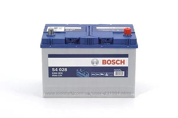 Акумулятор Bosch 95Ah, правий 